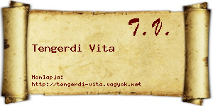 Tengerdi Vita névjegykártya